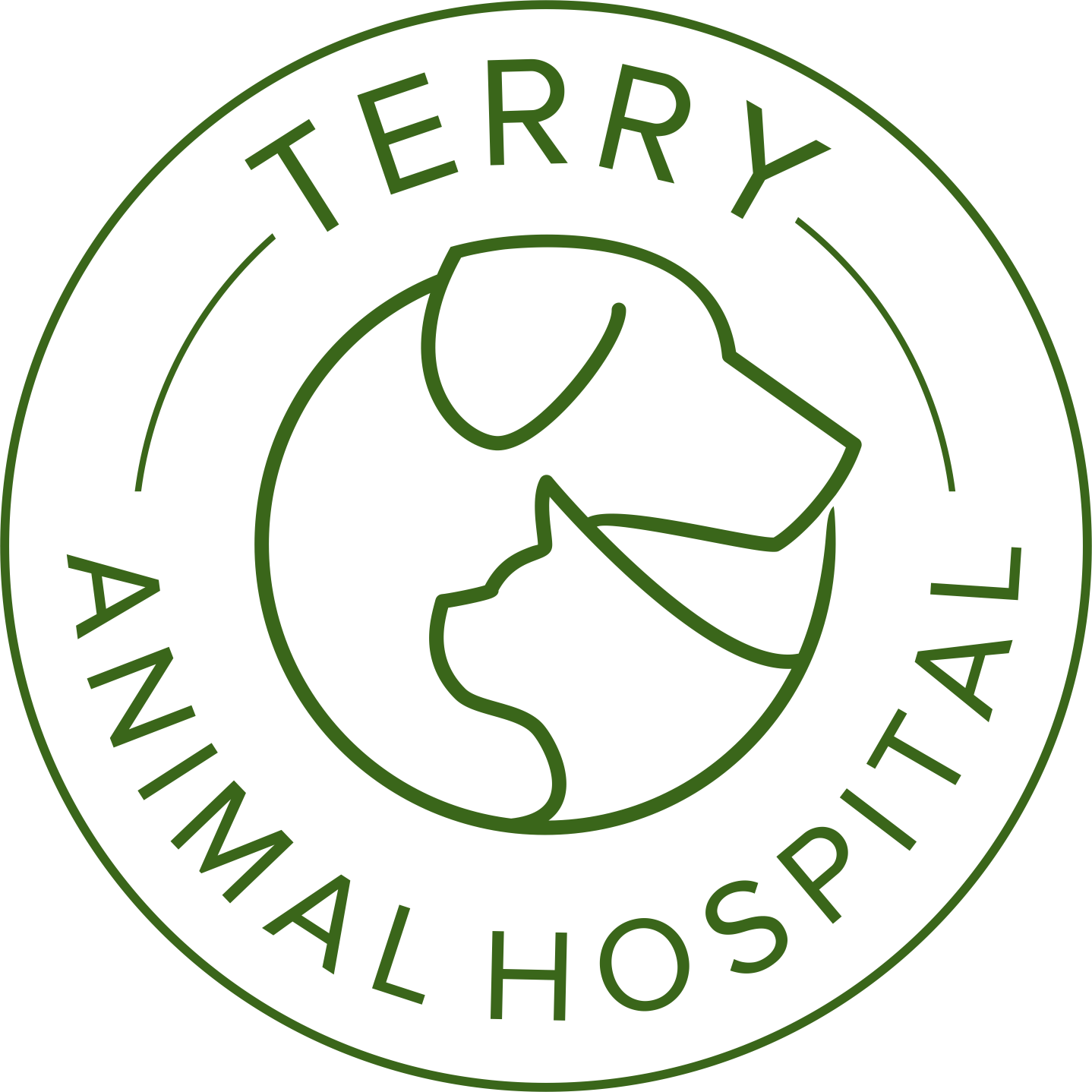 Terry Animal Hospital Logo